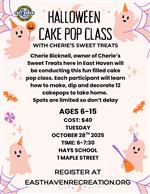 Halloween Cake Pop Class