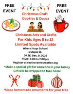 Christmas Craft, Cookies & Cocoa