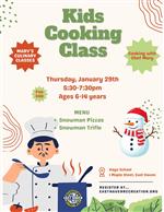 Mary's Culinary Cooking Class - January