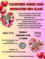 Valentine's Cookie Cake-Kids