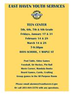 Teen Center Dates