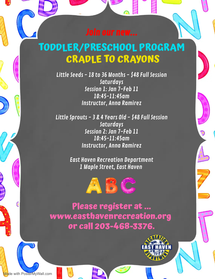 East Haven Recreation Department Online Registration by